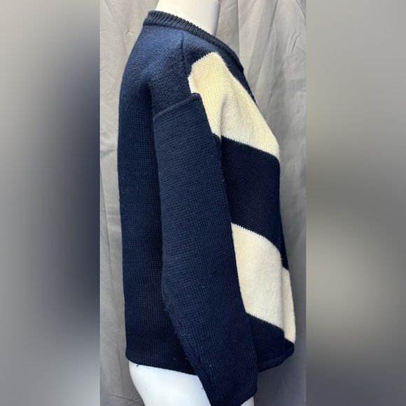 Vintage Unmarked Rare Chevron Hidden Stitch Sweater No size/brand - Picture 4 of 6